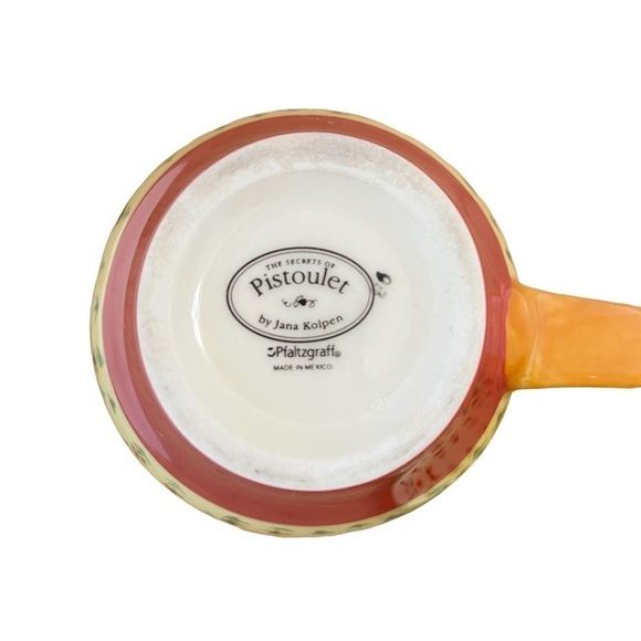 Pfaltzgraff The Secrets of Pistoulet by Jana Kolpen Pair of Coffee Tea Mugs - Picture 7 of 8